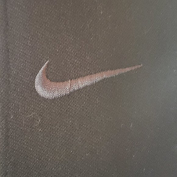 Nike Men's Golf long sleeve polo, Dri-Fit, charcoal and black, size XXL - Picture 5 of 6